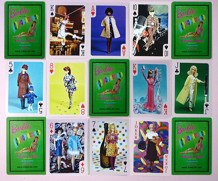 barbie playing cards